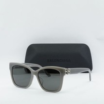 BALENCIAGA BB0102SA 011 Transparent Gray/Gray 57-16-145 Sunglasses New Authentic - £195.30 GBP