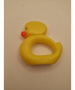 Vintage 1977 Sanitoy Yellow Duck Baby Infant Rattle - £4.26 GBP