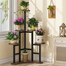 Plant Stand For Multiple Plants Holder Indoor Wooden Decor Flower Displa... - $149.95