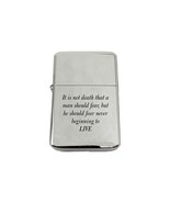 Lighter It is not Death That a Man Should Fear Marcus Aurelius Chrome L1 - $368.51 MXN