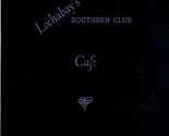 Lochabay&#39;s Southern Club Cafe Menu North Third Street in Temple Texas 1950 - £70.04 GBP