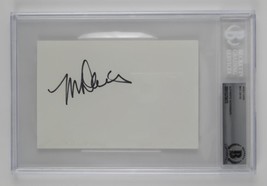 Mac Davis Signed Autographed Slabbed 4x6 Index Card Singer Beckett COA - £70.59 GBP