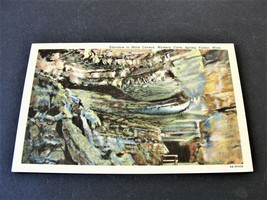 Entrance to Main Cavern, Mystery Cave-Spring Valley, Minn. 1900s Linen Postcard. - £6.00 GBP