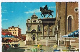 Italy Postcard Venezia Venice The Colleoni Monument - £2.36 GBP