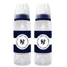 New York Yankees 2 Pack 9oz Baby Bottle Pba Free New &amp; Officially Licensed - £11.55 GBP