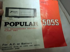 Popular 505S Flash Morris Guide Owners Manual   English E - $11.37