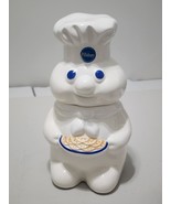 RARE Vintage 1997 Pillsbury Doughboy Cookie Jar Holding A Tray Of Cookie... - $102.90 CAD