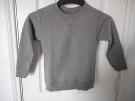 Boys Hanes  Sweat Shirt Dark Gray Size X Small 4/5  NEW - £7.21 GBP