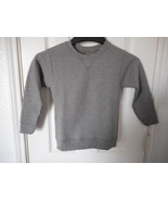 Boys Hanes  Sweat Shirt Dark Gray Size X Small 4/5  NEW - $9.74