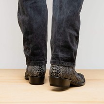 KANSAS Genuine Snake Skin Cowboy Boot from the Western Collection White image 4