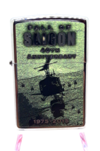 Fall Of Saigon 40th Anniversary 1975-2015 Zippo Lighter Polished Chrome - $34.99