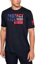 Under Armour Men&#39;s 1333353-001 Freedom Protect This House Tee Black- Small - £14.85 GBP