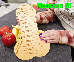 Mature | Penis Ruler Measuring Stick Femdom Humiliation | Dick Ruler | CBT Cock  - £11.82 GBP