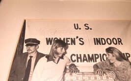 Martina Navratilova Signed U.S. Women’s Indoor Championship Photo Framed 15x12 image 2