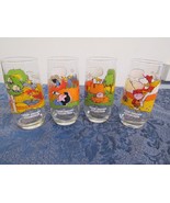 Set Of 4 Vintage McDonald&#39;s Camp Snoopy Glasses  1965 1968 1971  - $24.76