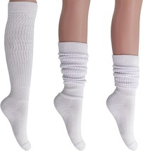 1 Pair  Slouch Socks for Women Shoe Size 5-10 Cotton Extra Heavy and Ext... - $8.45