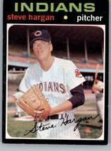 1971 Topps 375 Steve Hargan  GD Cleveland Indians - $1.45