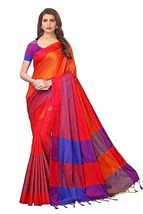 Soft Cotton &amp; Silk Saree for Women Banarasi Saree sari - £1.56 GBP
