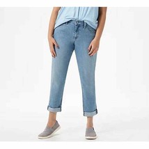 Laurie Felt Classic Denim Boyfriend Jeans  petite 2 New - £21.23 GBP