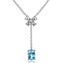 Fantastic Vintage Oval 14K White Gold Diamond Sky Blue Aquamarine Engage... - $519.39
