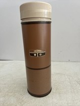 Vintage 1967 King-Seeley Thermos Quart Size No. 6463 Wide Mouth Brown St... - $21.78