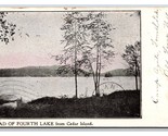 Fourth Lake From Cedar Island Adirondack Mountains NY H D Ross UDB Postc... - $9.00