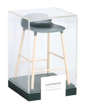 Normann Copenhagen Miniature Bar Stool Modern Design Grey Height 5&quot; 390015 - £43.96 GBP