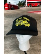 Sportscaps Response Vehicles Black Yellow Ambulance Truck Meshback Snapb... - $41.77 CAD