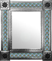 Mexican Tin Mirror - £315.68 GBP