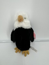 Aurora Plush Bald Eagle Liberty Stuffed Animal Toy Lovey Bean Bag Bird Soft 8” - $7.66