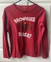 Old Navy Brownies Rule Girls Long Sleeve T shirt Size XXL - £4.66 GBP