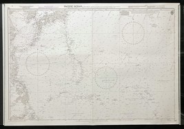Nautical Map North West Pacific Ocean Maritime Taiwan Philippines 1976 - £50.62 GBP