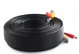 100ft Power Video Security Camera Cable BNC Extension Wire Cord for All ... - $8.79