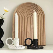 Trendy Nordic Splash-Ink Candle Holders Set (Set of 2) - $105.43