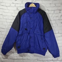 Head Skiwear Mens 2 In 1 Ski Jacket Coat Large Fleece Blue Black Colorblock - £30.60 GBP