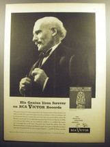 1957 RCA Victor Records Advertisement - Arturo Toscanini - His genius lives  - $18.49