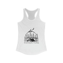 Women&#39;s Wander More Wilderness Racerback Tank Top, Ideal Slim Fit, 60% C... - £20.24 GBP+