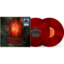 Stranger Things 1 &amp; 2 Soundtrack Vinyl New!! Limited Red W/ Swirls Lp! Netflix - £54.26 GBP