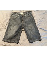 Epic Threads Youth Boys Denim Shorts Straight Fit Size 20 Dark Wash - $14.78 CAD