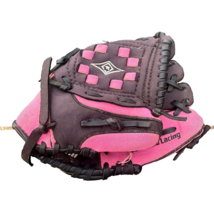 Franklin Pink Black Glove RHT  Ready To Play Tee Ball #4891 9 Leather - $14.91