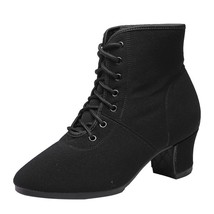 Women Oxford Cloth Ballroom Latin Dance Shoes Jazz Modern Dance Shoes Lace Up Da - £27.56 GBP