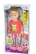 My Life As Grinch Sleepover Doll BLONDE Cindy Lou Who 18” Pajamas 2023 - £49.78 GBP