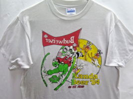 Vtg 80s Budweiser Kanda Skiing Ski Race Mt Hood Shirt 1984 Beer USA Voge... - £113.60 GBP