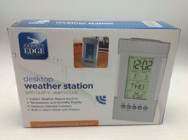 Journey&#39;s Edge Digital Desktop Weather Station w/ Alarm Clock - £13.22 GBP