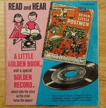 Vintage 45 Little Golden Book &amp; Record Seven Little Postmen Kay Lande 00214 - £10.16 GBP