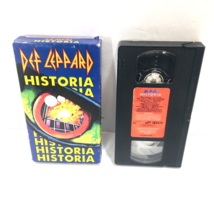 DEF LEPPARD - HISTORIA CONCERT VHS VIDEO CASSETTE TAPE (1988) w/Original... - £11.22 GBP
