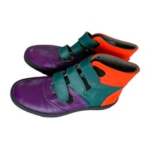 Womens Size 8 Colorblock High Top Sneaker Shoes Multicolor leather Lace ... - $29.69