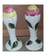 Vintage Blue Ridge Southern Blossom Top Salt and Pepper Shaker Set See P... - $18.61 CAD