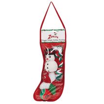 MPP Dog Toy Holiday Christmas Stockings 4 Red Green Play Gift Packs Choo... - £14.97 GBP+