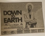 Down To Earth Movie Print Ad Chris Rock TPA9 - £4.66 GBP